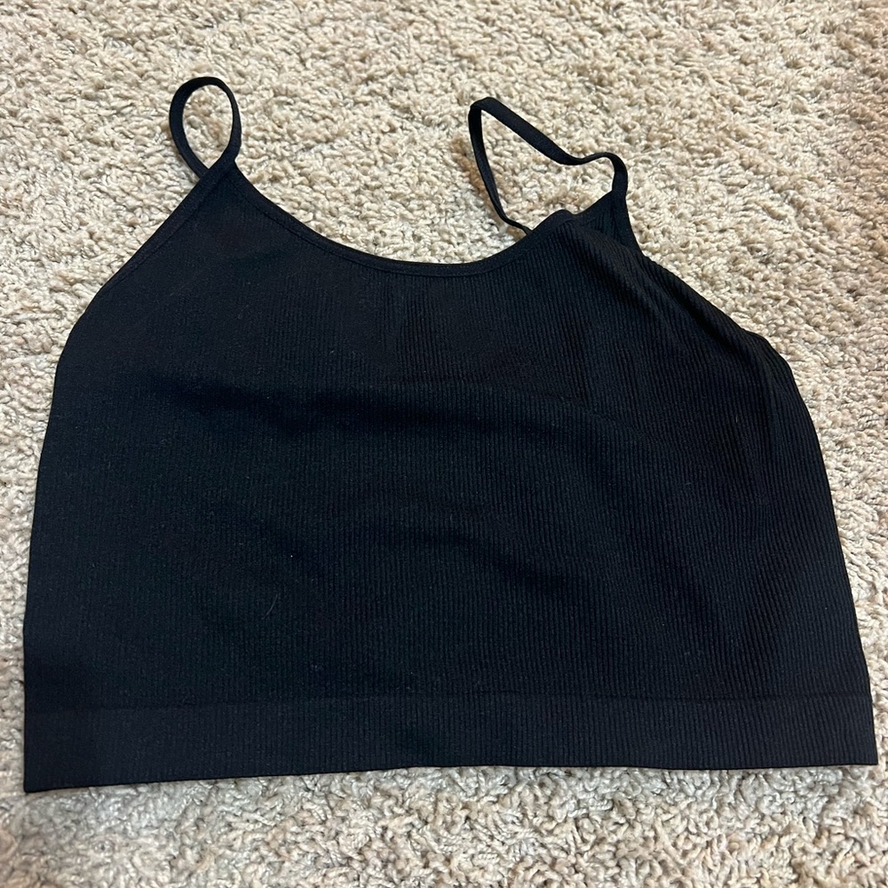 Black Women's Crop Top